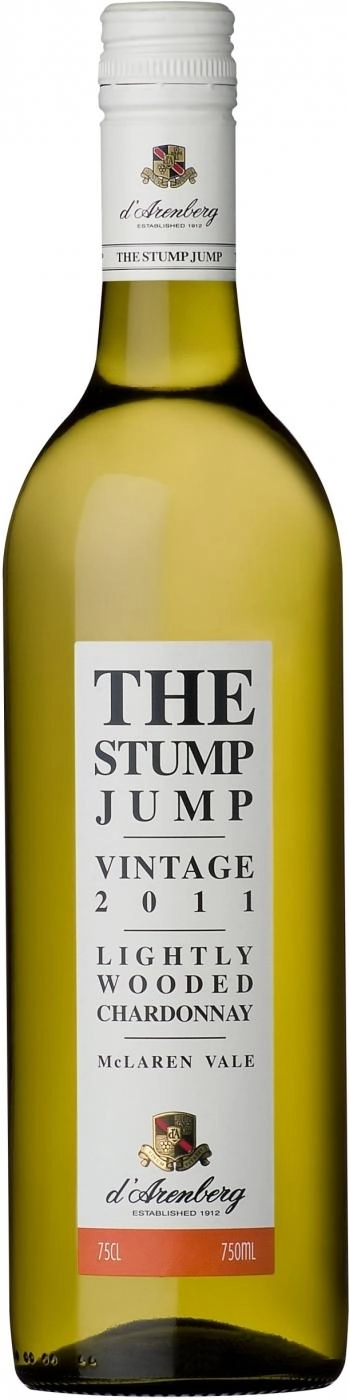 Вино d'Arenberg The Stump Jump Lightly Wooded Chardonnay  2021 750 мл