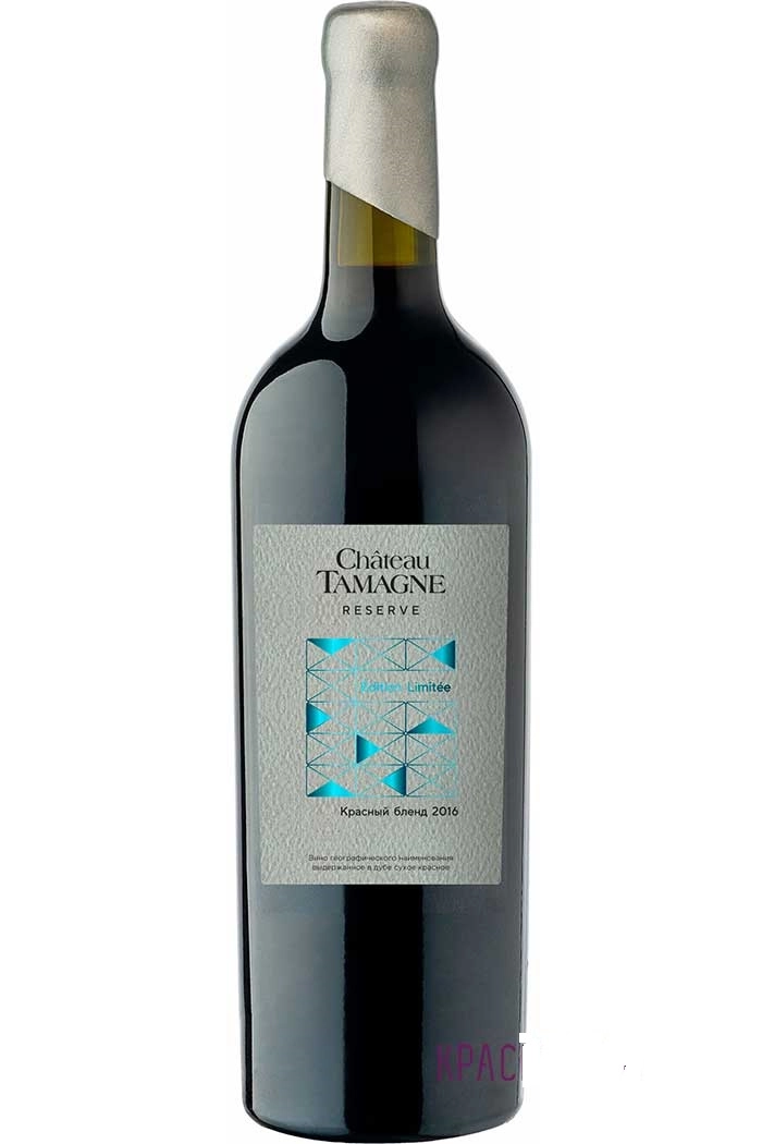Вино Шато Тамань резерв  Красный Бленд 2016 750 мл
