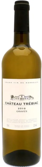 Вино  Chateau Trebiac  Blanc Graves AOC   Шато Требьяк Блан  2010  750 мл