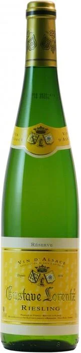 Вино Gustave Lorentz, Riesling Reserve, Alsace AOC, Густав Лоренц, Рислинг Резерв, 2012