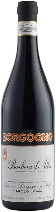 Вино Borgogno Barbera D'Alba DOC Боргоньо Барбера д'Альба 2014 750 мл