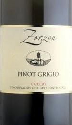 Вино Zorzon Pinot Grigio  Зорзон Пино Гриджио 2018 750 мл