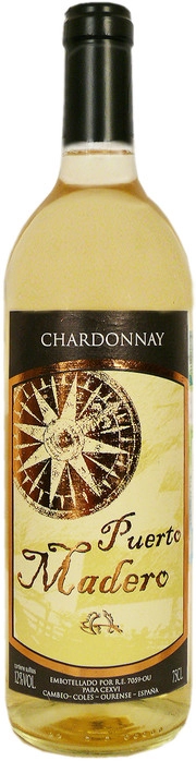 Вино Puerto Madero  Chardonnay  Пуэрто Мадеро  Шардоне  750 мл