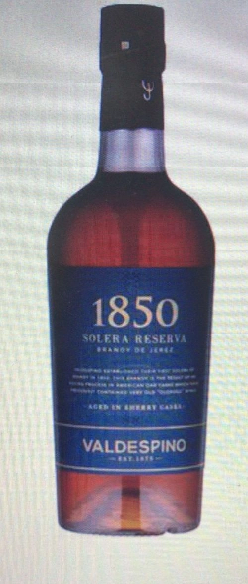 Бренди Brandy Valdespino Solera Reserva 1850 2019 700 мл