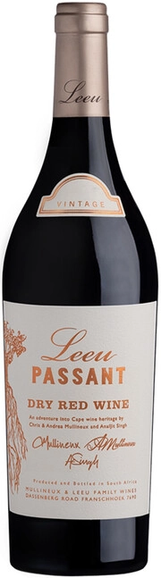 Вино Leeu Passant Dry Red Лью Пассан Драй Рэд 2019 750 мл  13,5%