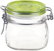 Ёмкости Bormioli Rocco Fido Jar Green Top Set of 12 pcs Бормиоли Рокко Фидо  Банка Банка с зеленой крышкой Набор из 12 штук 750 мл