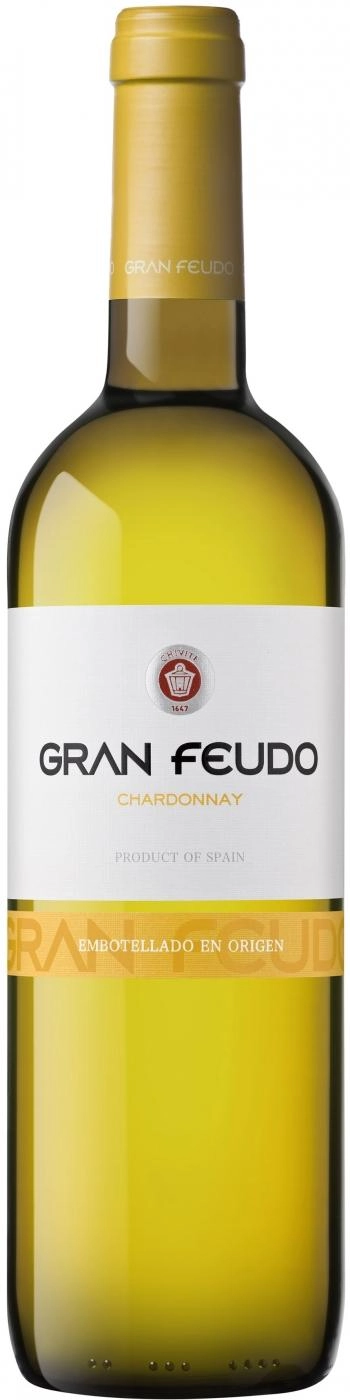Вино  Gran Feudo  Chardonnay DO  2021 750 мл