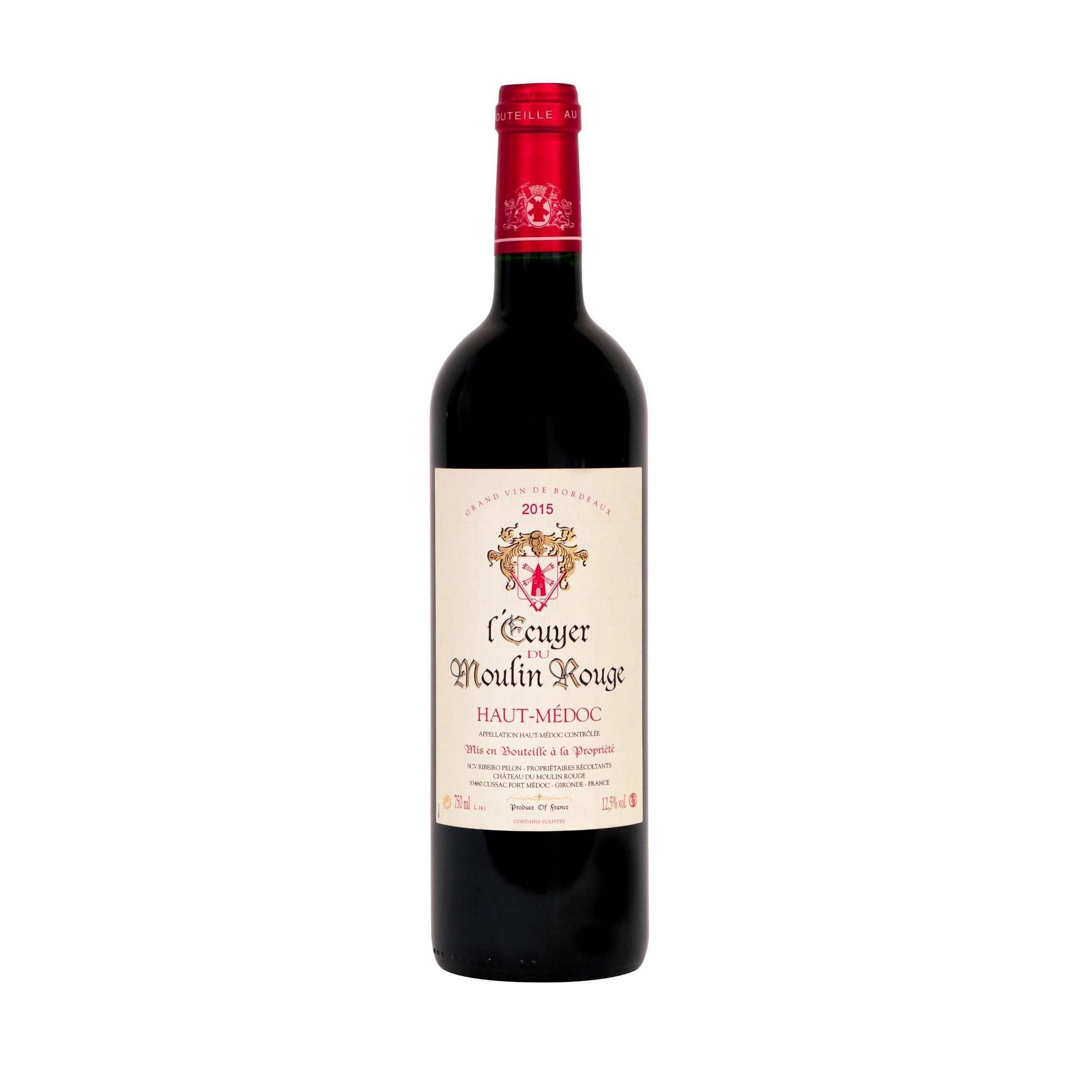 Вино Chateau du Moulin L'Ecuyer du Moulin Rouge Haut-Médoc  750 мл 12%