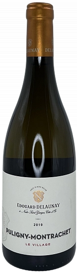 Вино Edouard Delaunay Puligny-Montrachet le Village white dry  2019 750 мл