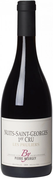 Вино Pierre Meurgey Nuits-St-Georges 1-er Cru Les Pruliers AOC   Пьер Мерже  Нюи-Сен-Жорж Премье Крю  Ле Прюлье 2015 750 мл