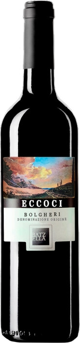 Вино  Batzella   Eccoci   Bolgheri  Батзелла  Эккочи  Болгери 2019 750 мл