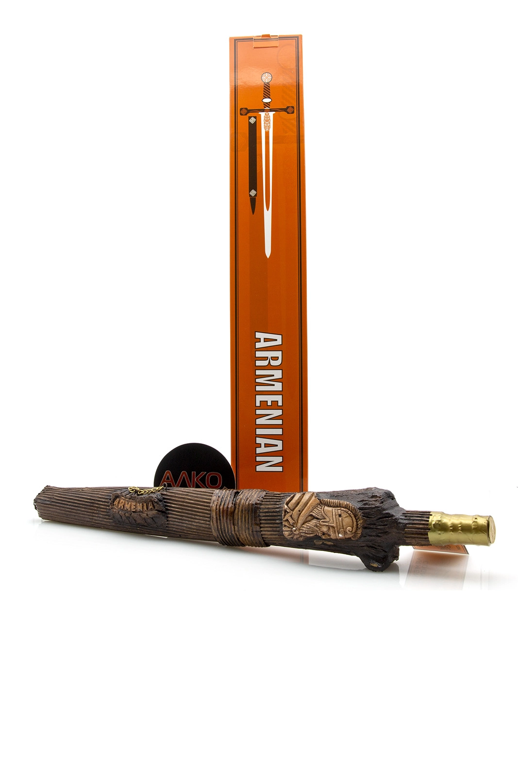 Коньяк  Прошянский Коньячный Завод Сабля в ножнах  5-летний в п/у  250 мл