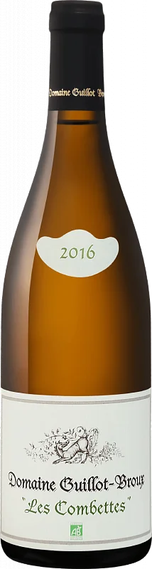 Вино Domaine Guillot-Broux  Les Combettes Macon-Chardonnay AOC   Домэн Гийо-Бру Ле Комбетт Макон-Шардоне  2016 750 мл