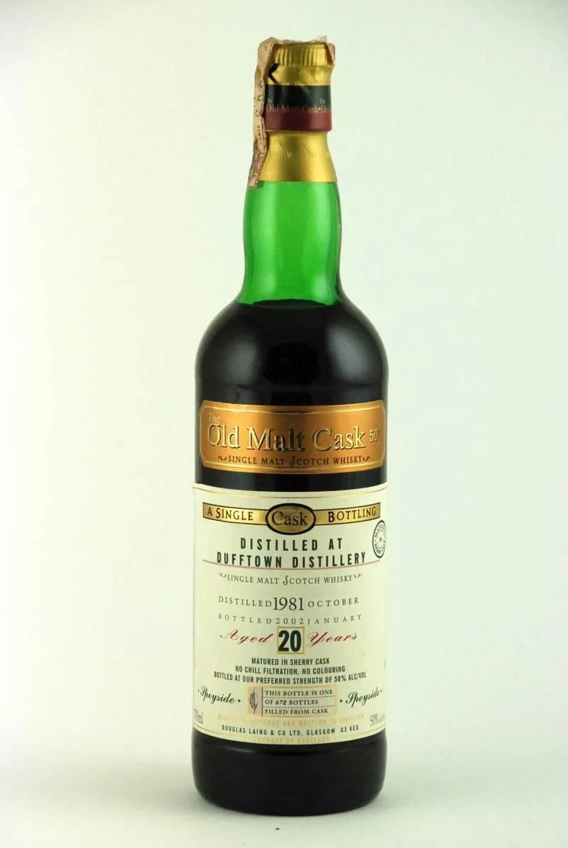 Виски Douglas Laing  Dufftown matured in Sherry  Cask  1981   50% 70cl bottle one of 672