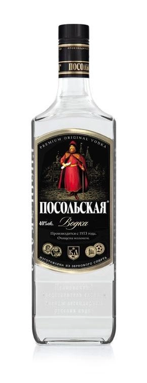 Водка Посольская в сувенирной кор. 3000 мл