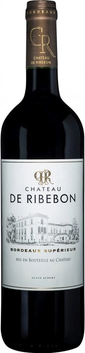 Вино Chateau de Ribebon Bordeaux Superieur AOC Шато де Рибебон 2016 750 мл