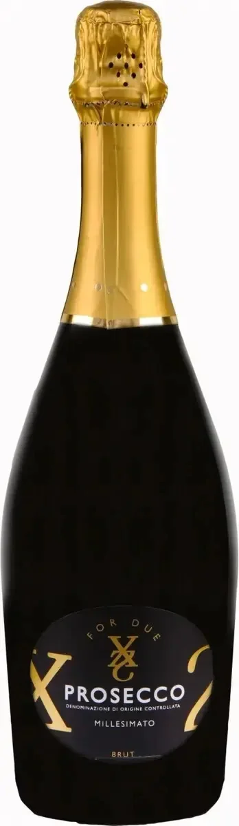 Игристое вино Vedova For Due Prosecco DOC Millesimato Brut  2023  750 мл