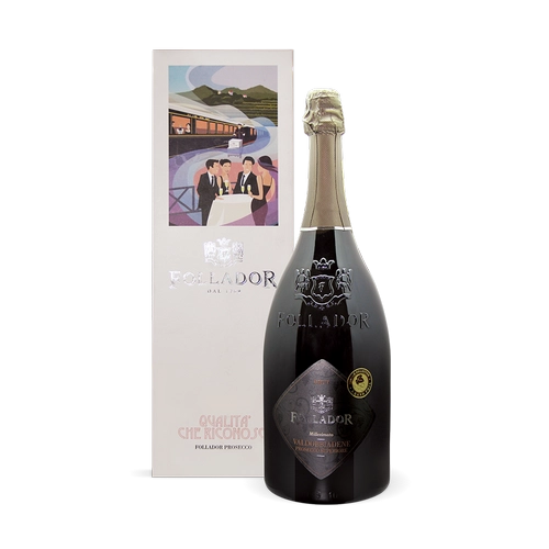ВИНО ИГРИСТОЕ Follador Prosecco Superiore gift box  1500 мл