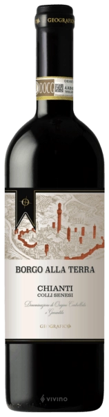 Вино Geografico   Chianti Colli Senesi Borgo alla Terra   375 мл