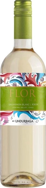 Вино Undurraga  Flor de Vina Sauvignon Blanc   Ундуррага  Флор де Винья Совиньон Блан  2021   750 мл  12%