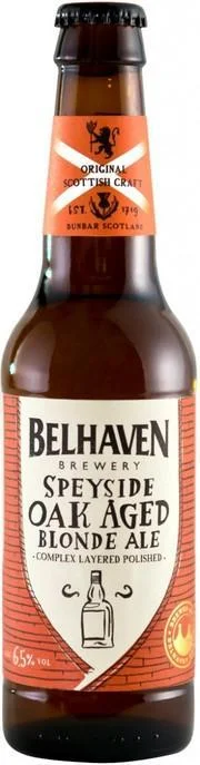 Пиво Belhaven Speyside Oak Aged Blonde Ale Белхавн Спейсайд Оак Эйджд Блонд Эль 330 мл