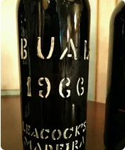 Портвейн Leacock`s Bual, Ликок Буаль Мадера, 1966, 20,5% 75cl.