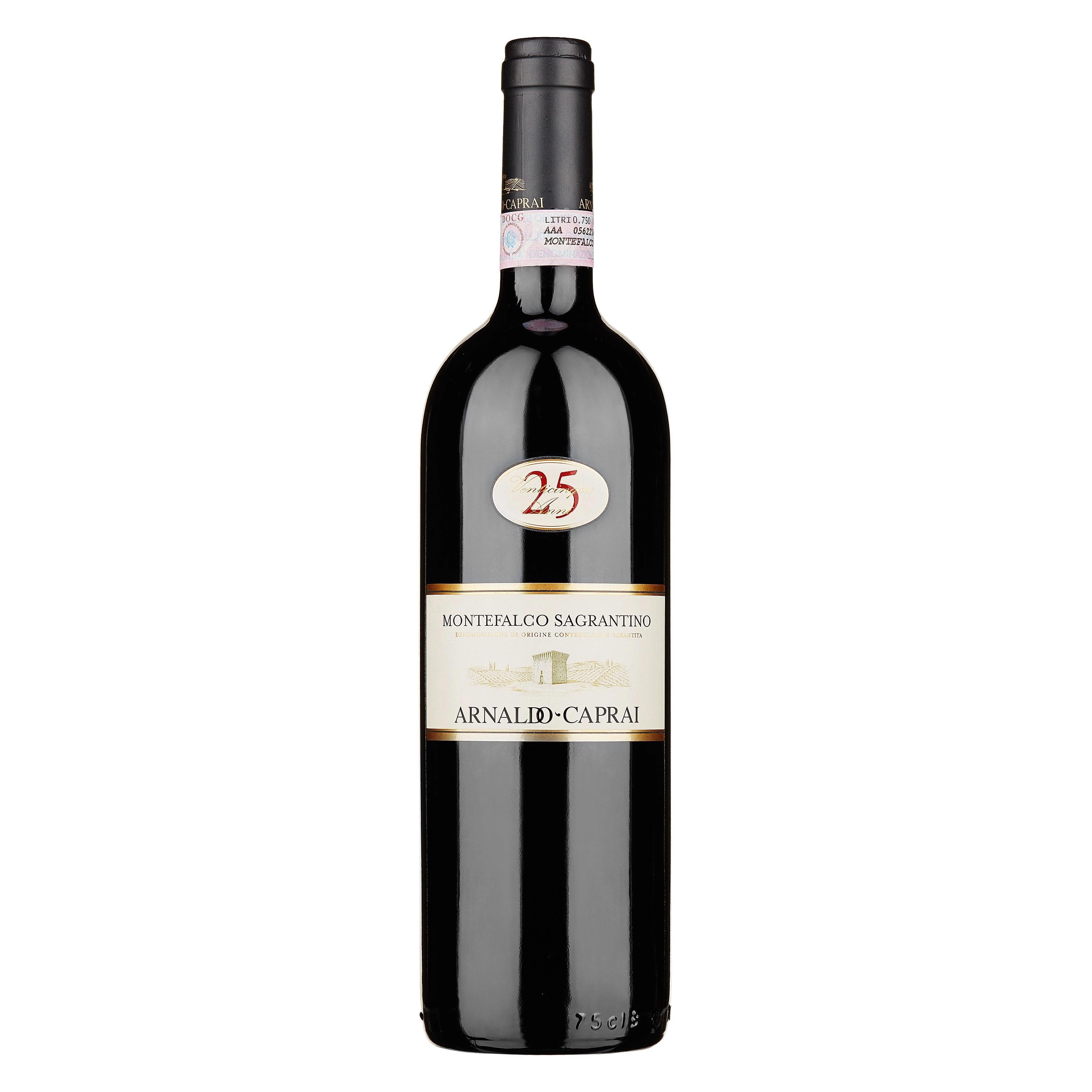 Вино Sagrantino di Montefalco 25 Anni Монтефалько Сагрантино Арнальдо Капрай 25 лет 2019 750 мл 14,5%