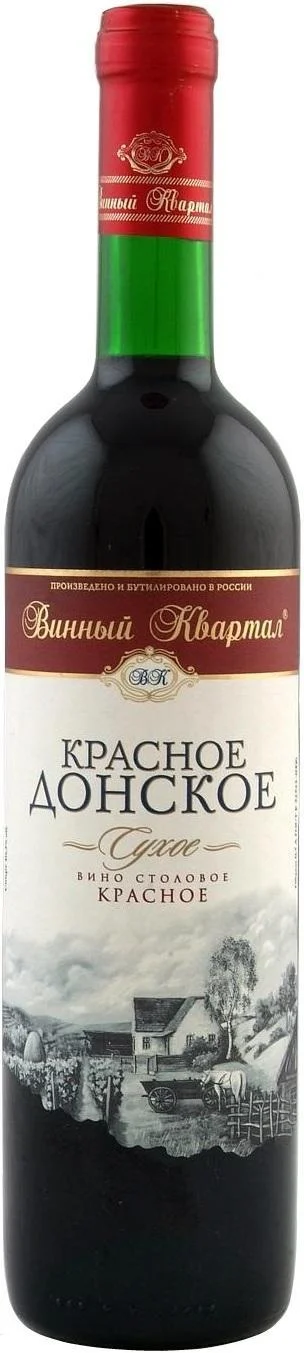 Вино Миллеровский винзавод, "Винный Квартал" Красное Донское, 2013, 700 мл