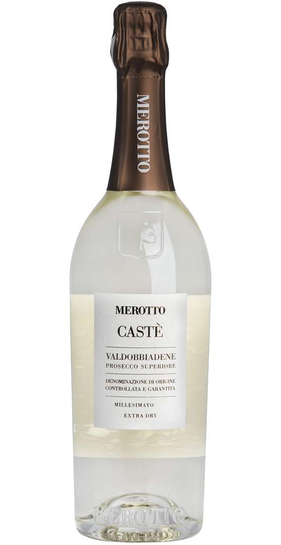Игристое вино Merotto Castel Valdobbiadene Prosecco Superiore DOCG Extra Dry  2021 750 мл