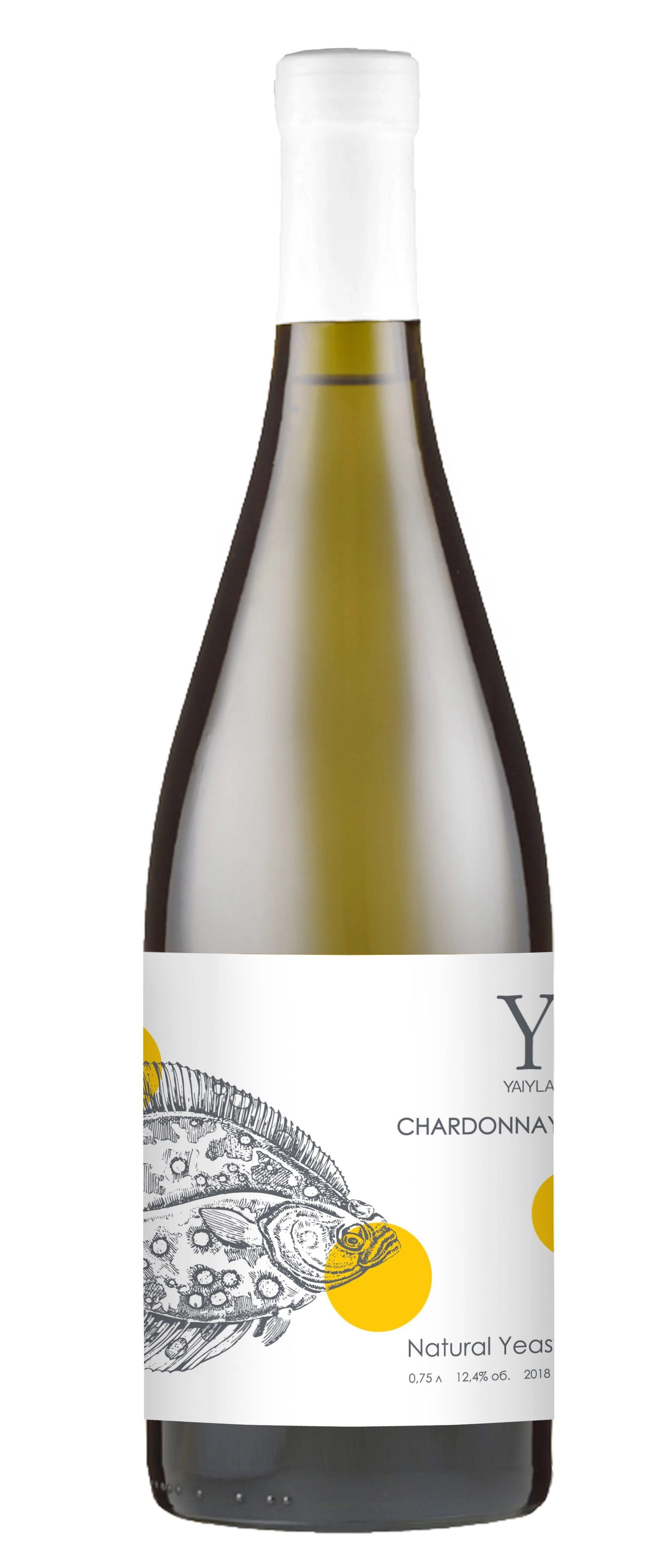 Вино  Яйла Шардоне 2018 750 мл