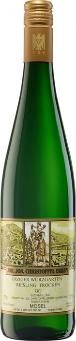 Вино Joh. Jos.Christoffel Erben Urziger Wurzgarten Riesling Trocken GG Йохан Йозеф Кристоффель Эрбен Урцигер Вюрцгартен Рислинг трокен ГГ 2016 750 мл