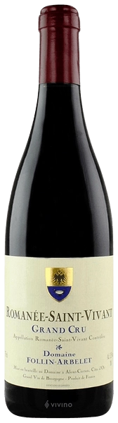 Вино Domaine Follin-Arbelet Romanée-Saint-Vivant Grand Cru   2018 750 мл 13,5%