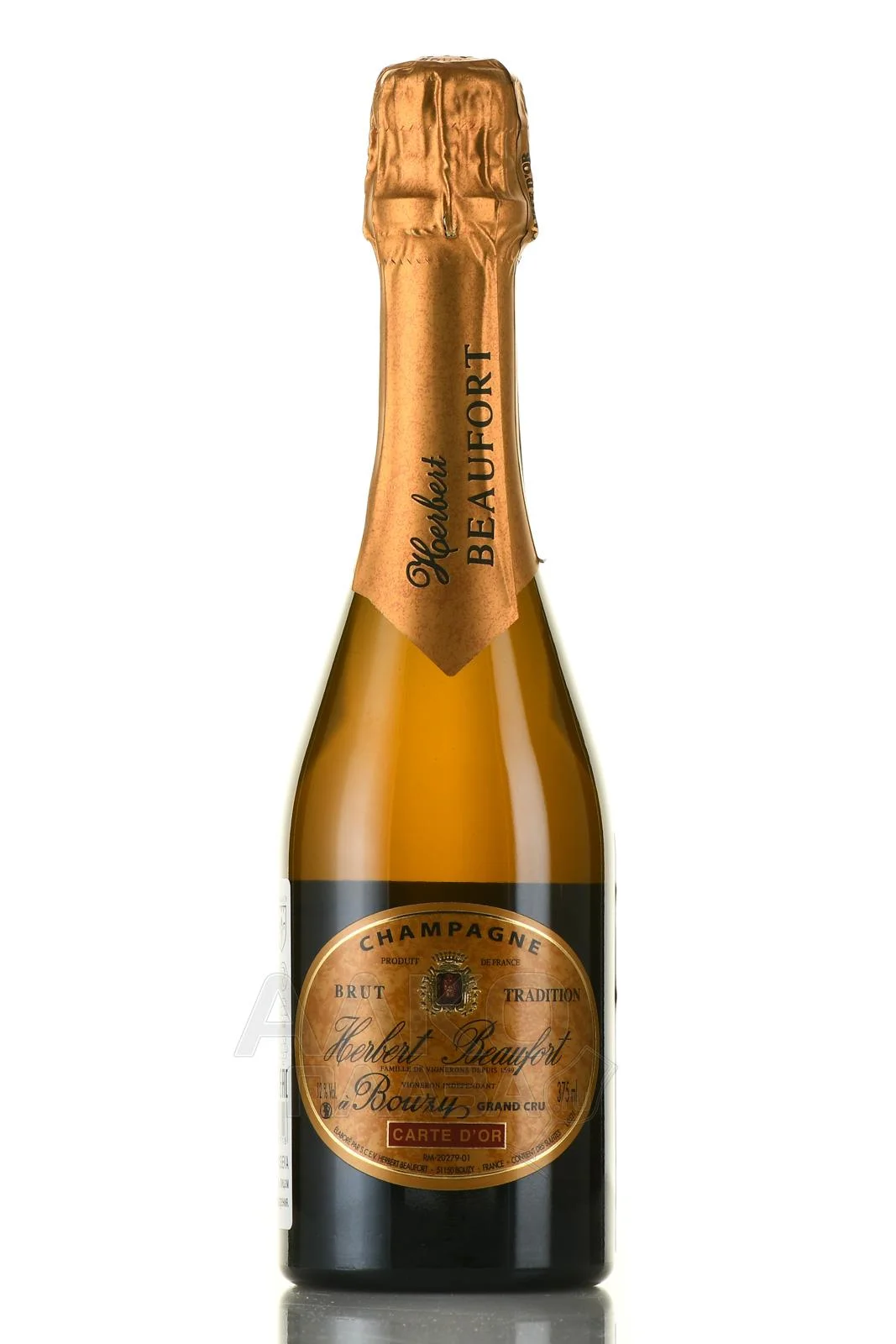 Шампанское Herbert Beaufort  "Carte Or"  Bouzy Grand Cru  375 мл