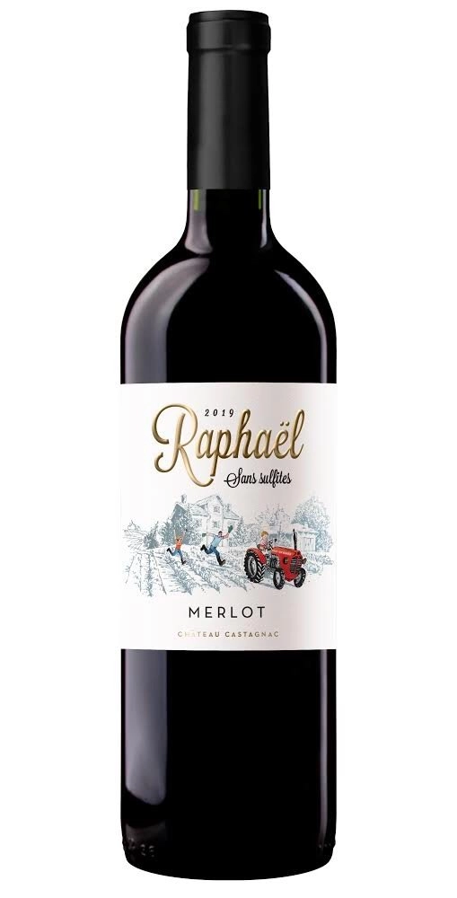 Вино Chateau Castagnac Merlot Raphael AOC  750 мл