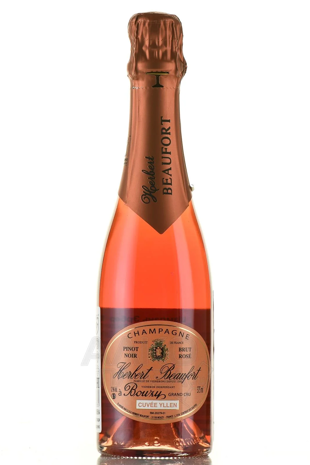 Шампанское  Herbert Beaufort Cuvee Yllen Brut Rose 375 мл 12%