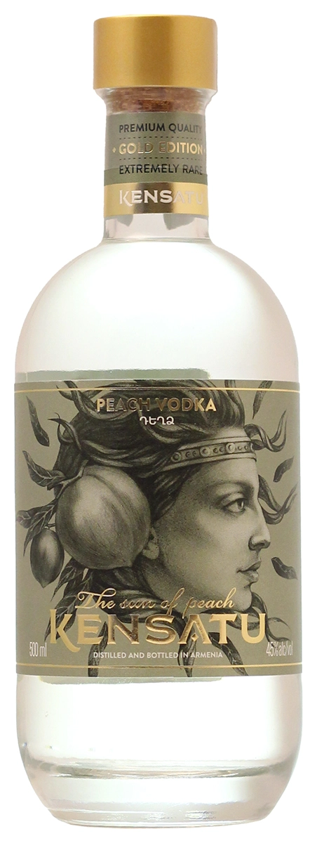 Водка Kensatu Gold Edition Peach  500 мл
