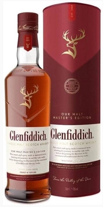 Виски Glenfiddich Malt Master's Edition in tube 700 мл