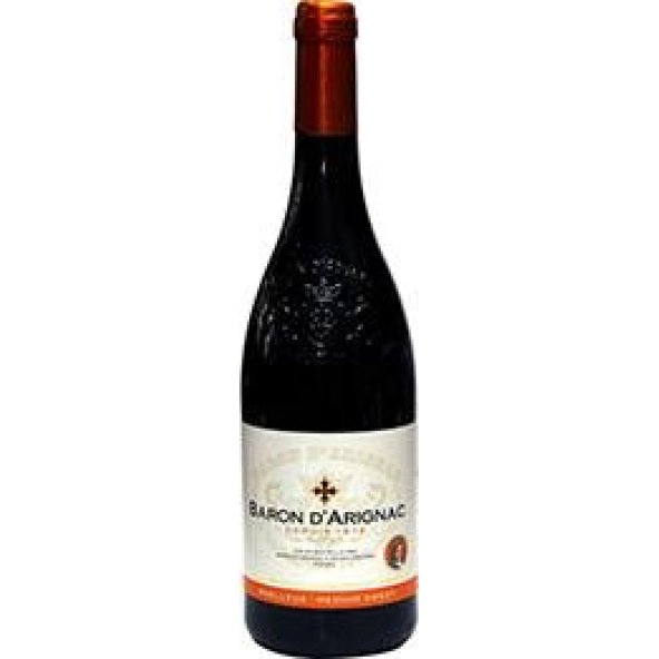 Вино Baron d'Arignac rouge med dry  750 мл