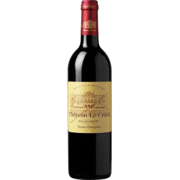 Вино Saint-Estephe АОС Chateau Le Crock Cru Bourgeois Exceptionnel Сент-Эстеф АОС Шато Ле Крок Крю Буржуа Эксепсионель 2009 750 мл