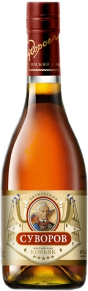 Коньяк российский Суворов 5 лет 500 мл
