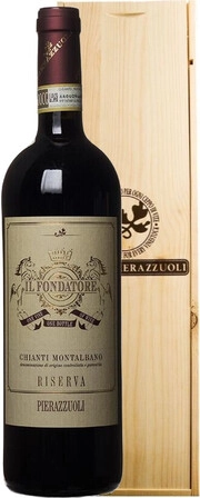 Вино Tenuta Cantagallo  Il Fondatore Chianti Montalbano DOCG Riserva Тенута Кантагалло  Иль Фондаторе Кьянти Монтальбано Ризерва в подарочной коробке  2017 750 мл