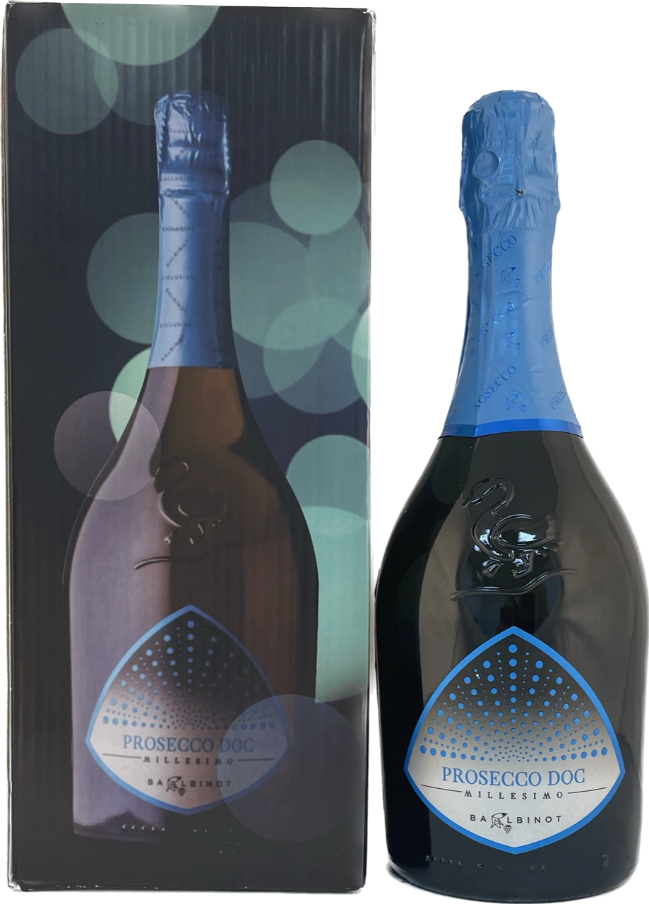 Игристое вино Le Manzane Prosecco Balbinot Millesimo gift box  750 мл