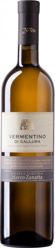 Вино Vigneti Zanatta Vermentino di Gallura DOCG Виньети Занатта Верментино ди Галлура 750 мл