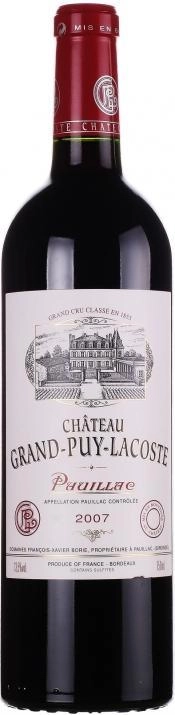 Вино Chateau Grand-Puy-Lacoste Pauillac AOC  2019 750 мл 14,5%