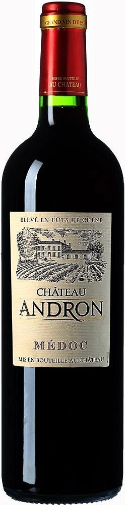 Вино Сhateau Andron Medoc AOC Шато Андрон Медок 2015 750 мл