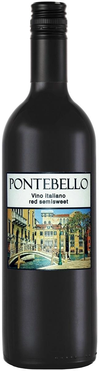 Вино Pontebello red  dry  Понтебелло красное сухое 750 мл