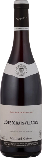 Вино Moillard-Grivot  Cote de Nuits-Villages    Муаяр-Гриво  Кот де Нюи-Вилляж    2018     750 мл