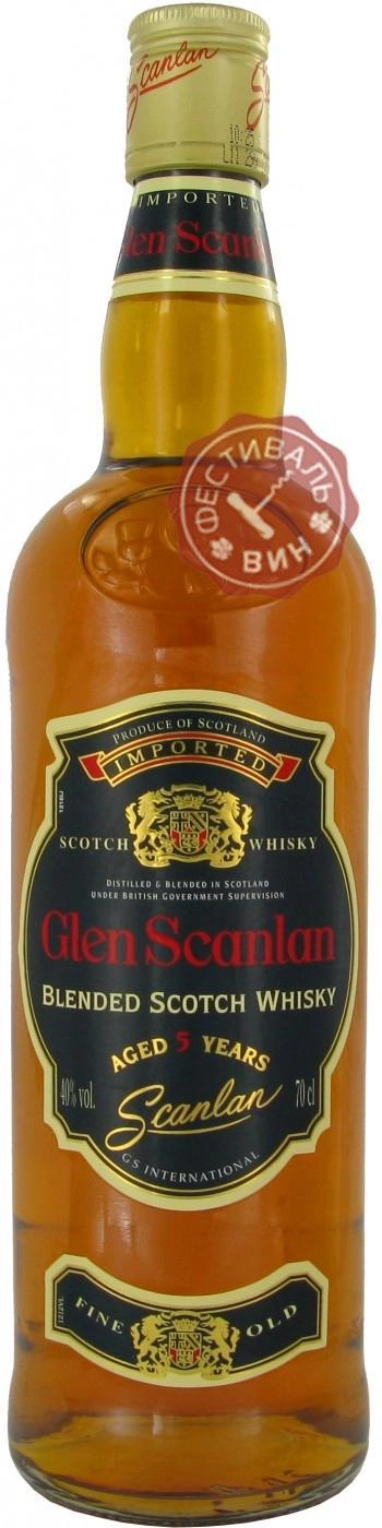 Виски Glen Turner Distillery Glen Scanlan 5 Years Old  700 мл