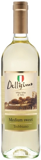 Вино Cevico  Dellisimo  Trebbiano semi sweet   2020 750 мл