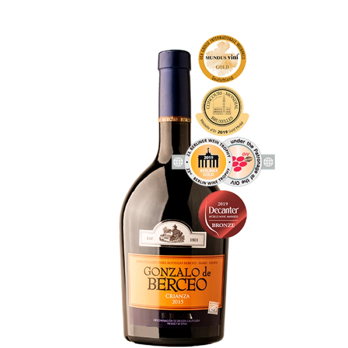 Вино  GONZALO DE BERCEO CRIANZA   2016 750 мл